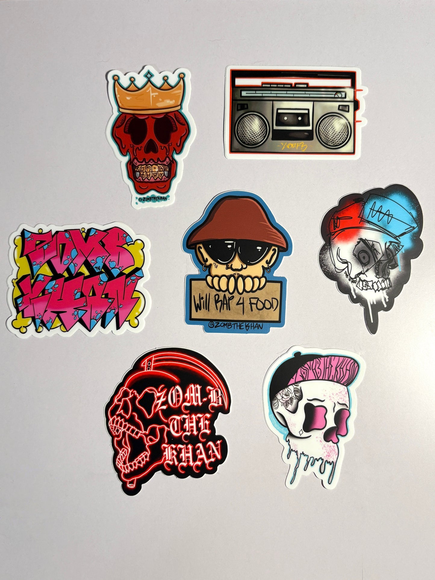 Zom-B the Khan- Sticker Pack