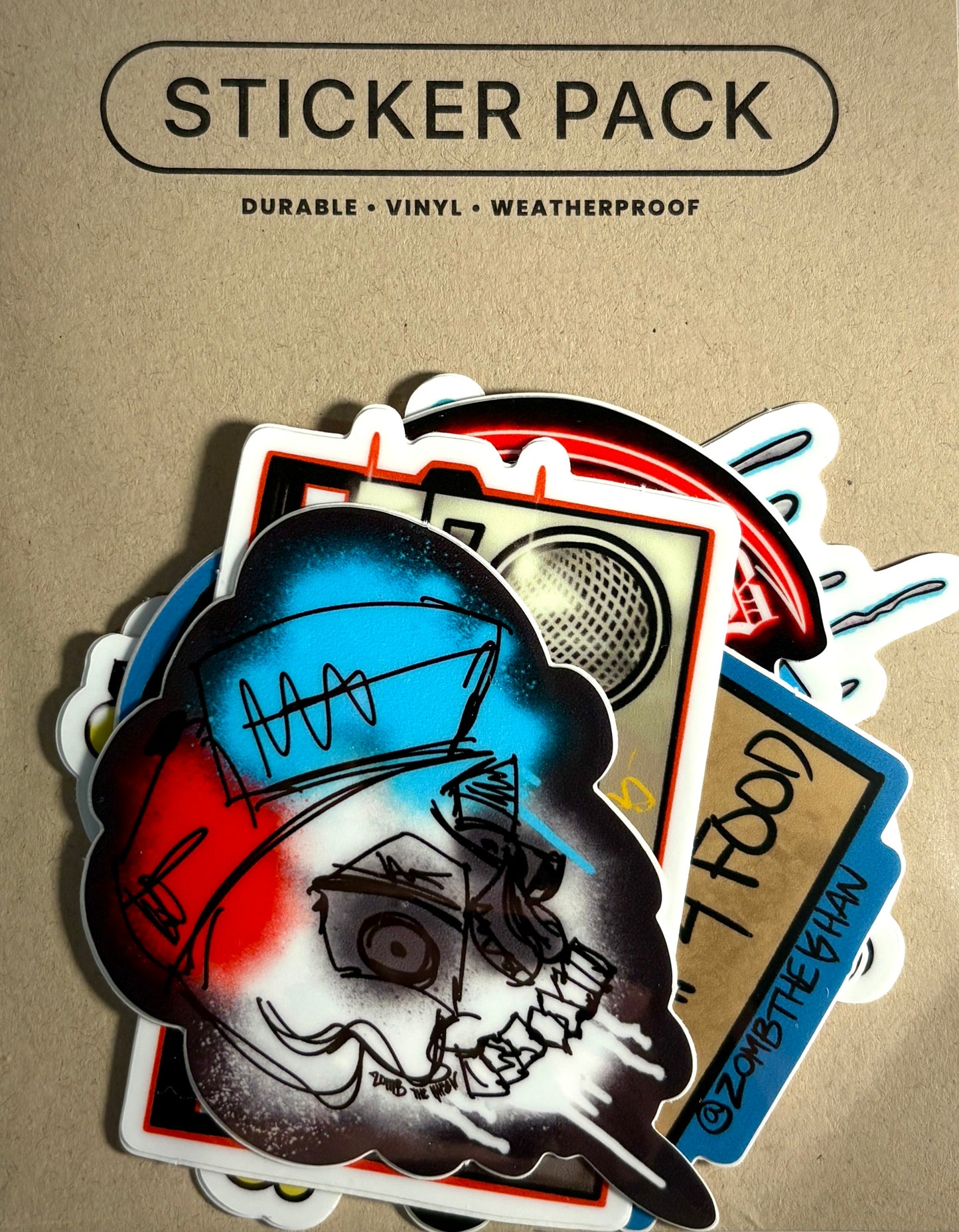 Zom-B the Khan- Sticker Pack