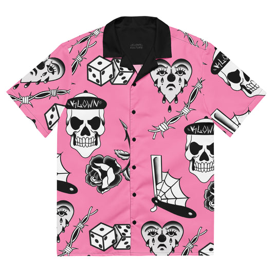 Tattoo Style Button (Bowling) Shirt