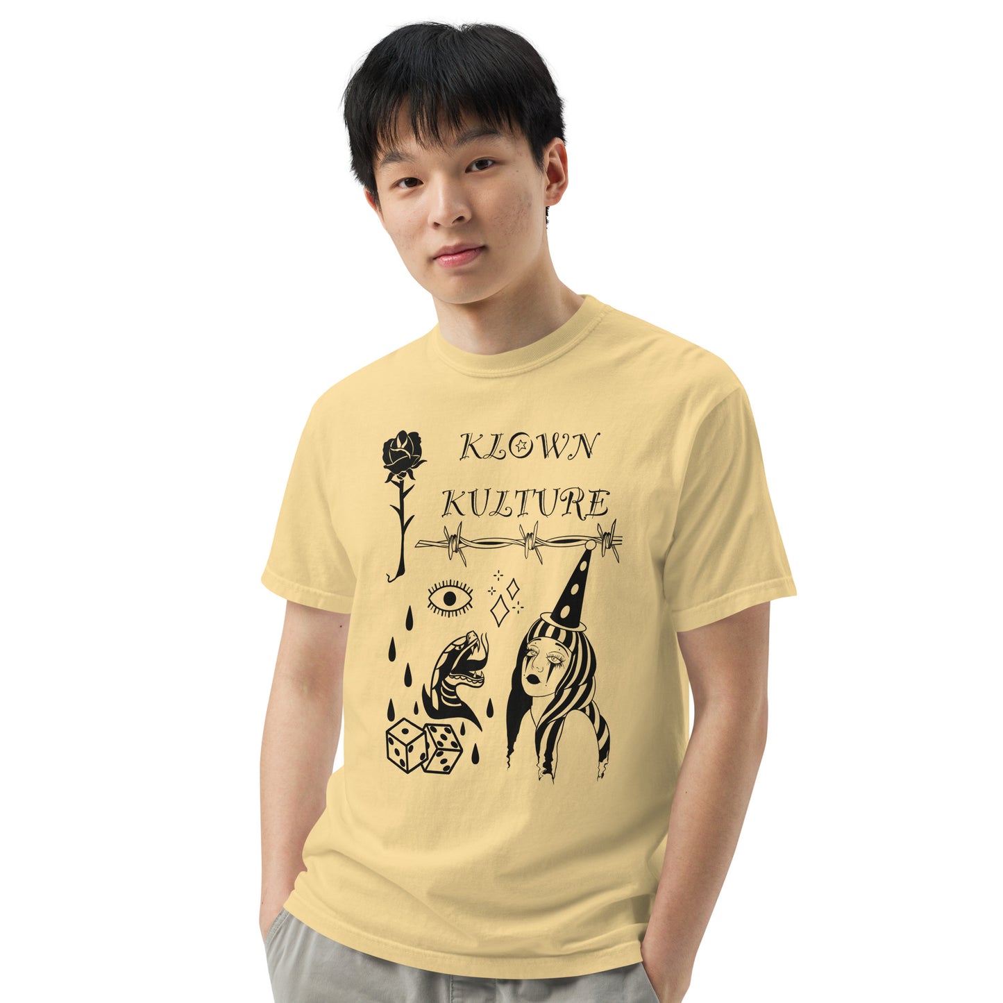 Klown Kulture Collage Heavyweight t-shirt