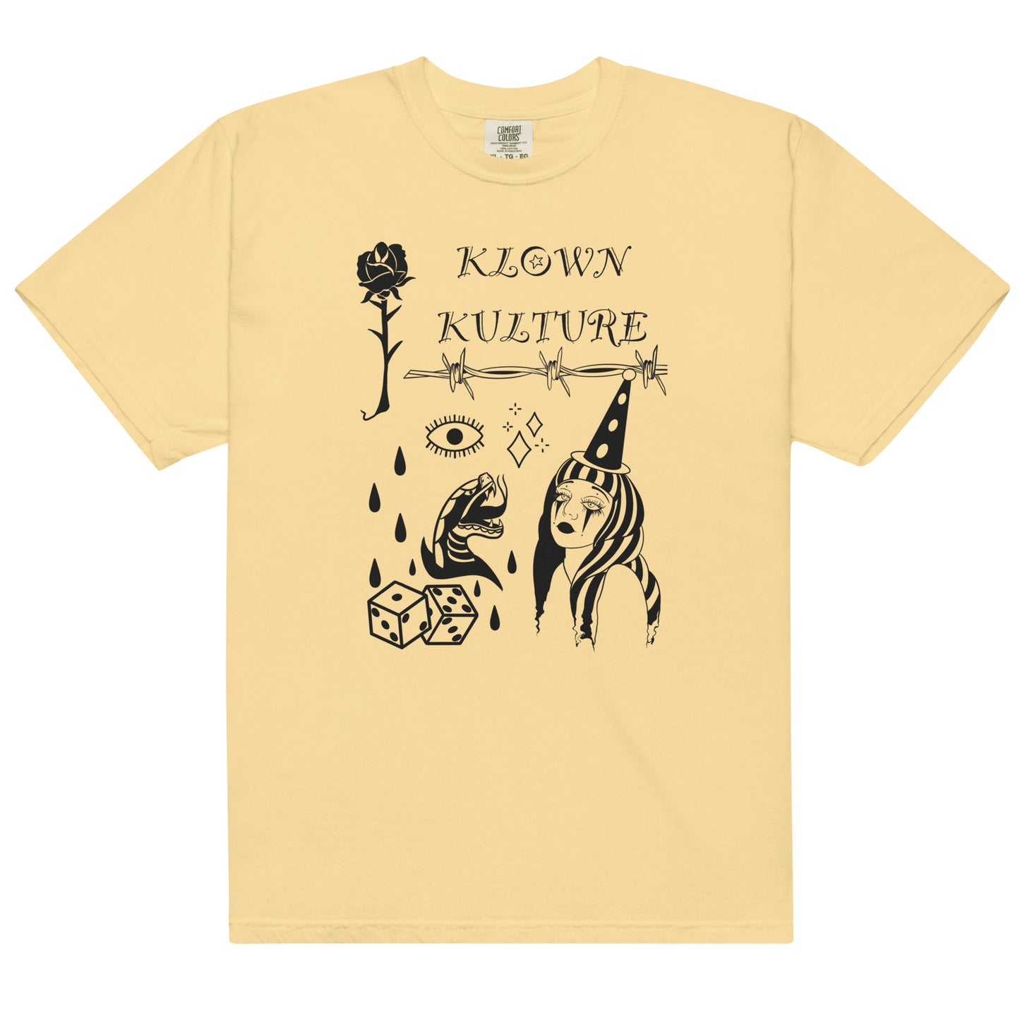 Klown Kulture Collage Heavyweight t-shirt