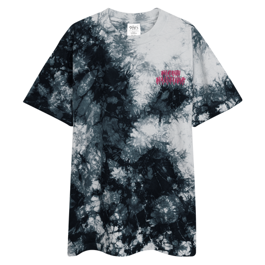 Klown Kulture Embroidered Oversized tie-dye t-shirt