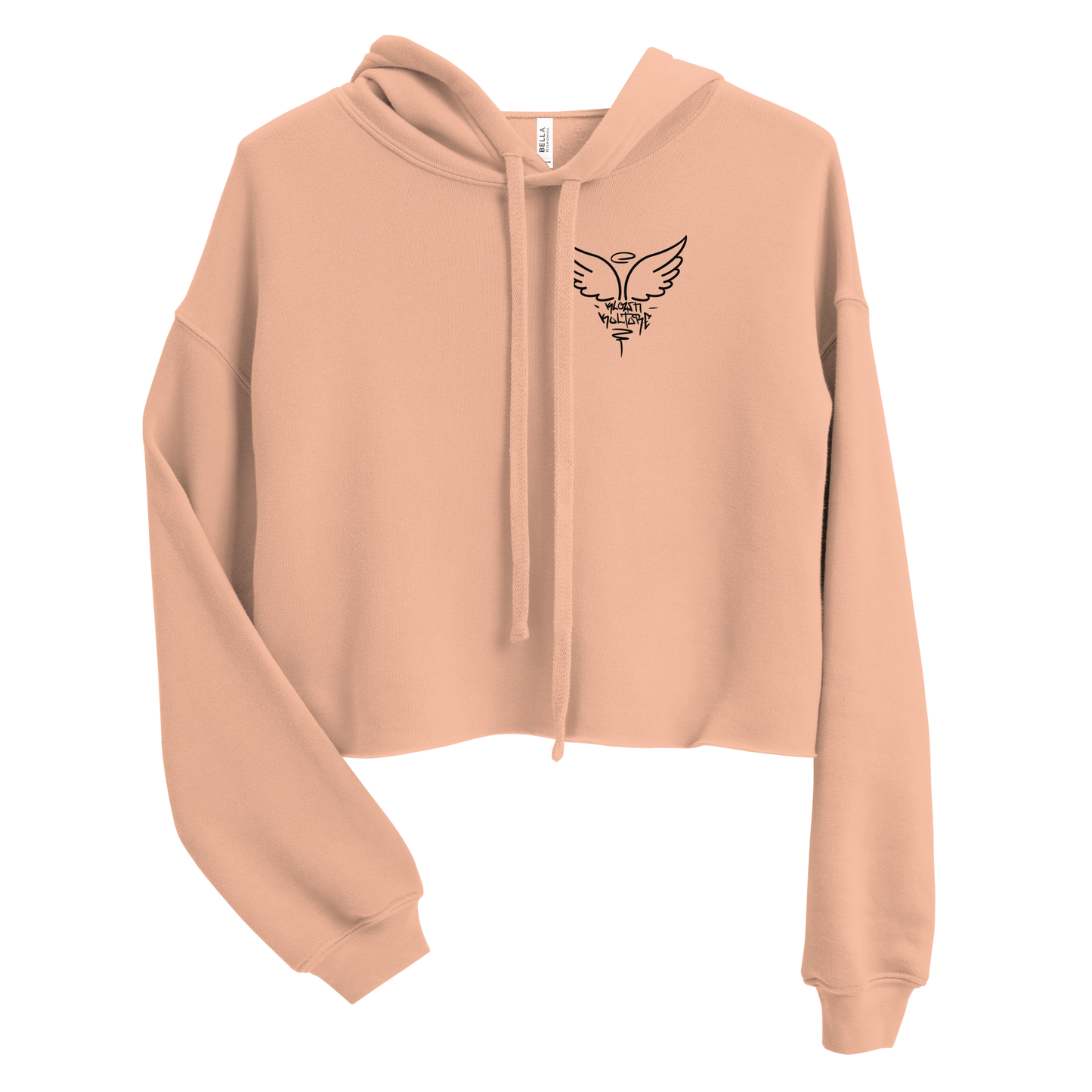 Lucky 7 Angel Numbers Crop Hoodie