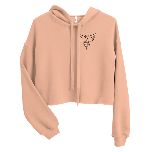 Lucky 7 Angel Numbers Crop Hoodie